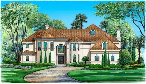 image of luxury house plan 6832